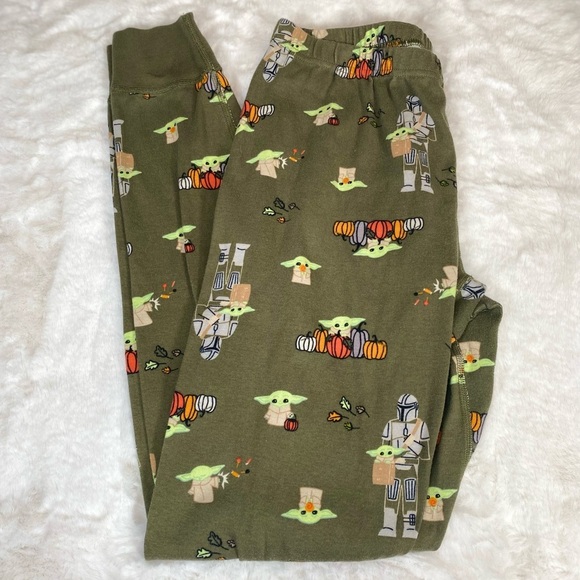 Hanna Andersson Star Wars Mandalorian Holiday Long John Pajama Pant - Picture 4 of 9